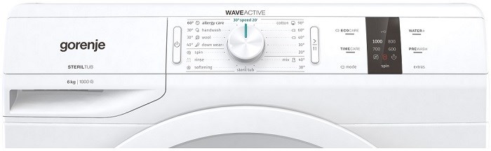 GORENJE WP60S3 ovládání